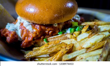 Fried Chicken Sandwich With Ranch