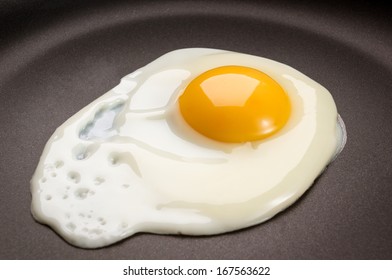 Fried Egg On Frying Pan