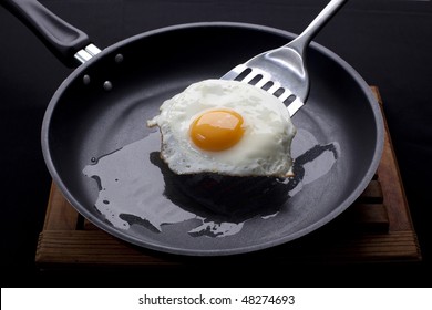 Fried Egg On A Frying Pan