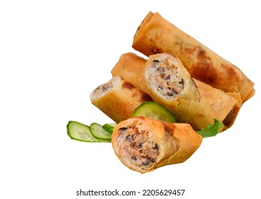 Fried Egg Rolls In Vietnamese Food