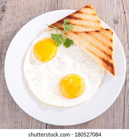 Fried Egg And Toast