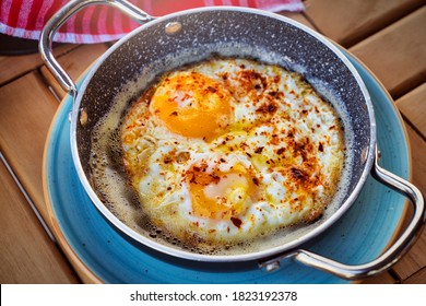 Fried Eggs dressed  - Shutterstock ID 1823192378