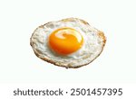 Fried Eggs isolated on white background