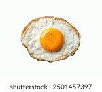 Fried Eggs isolated on white background