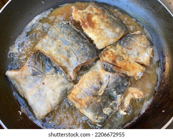 Fried Fish Dinner Plate Presentation  