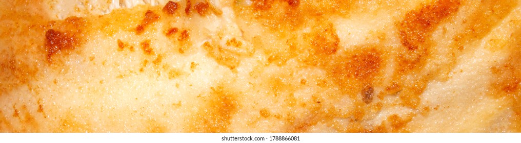 Fried Fish Flounder.Background Of Fried Flounder.