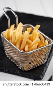 Fried French Fries In The Basket