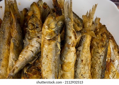 Fried Herring On A Plate