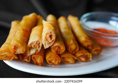 Fried Lumpia Filipino Spring Rolls