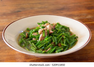 Fried Pork With Chinese Chives