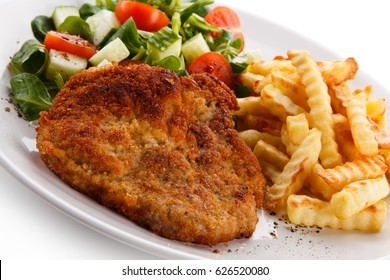 Fried Pork Chop With Potatoes