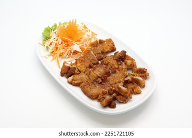Fried Pork Ribs
Garlic Pork Ribs
It's a delicious menu. It is a favorite of many people. delicious mellow taste crispy on the outside soft on the inside onion garlic pepper - Shutterstock ID 2251721105
