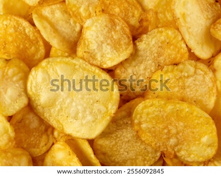 fried potato chips close - up