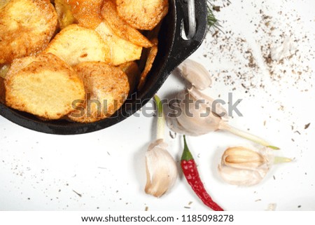 Similar – Image, Stock Photo Cast iron pot with ingredients