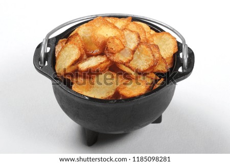 Similar – Image, Stock Photo Cast iron pot with ingredients