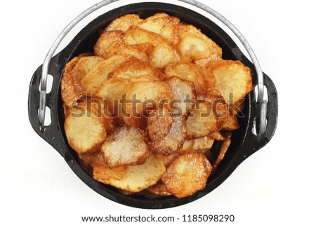 Similar – Image, Stock Photo Cast iron pot with ingredients