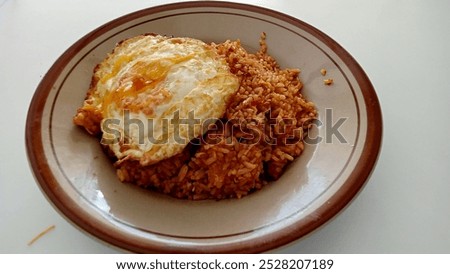 fried rice with fried egg