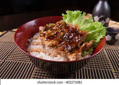 Fried Rice With Teriyaki Chicken