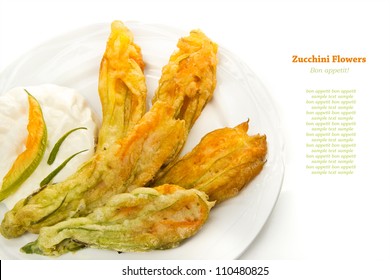 Fried Zucchini Flowers