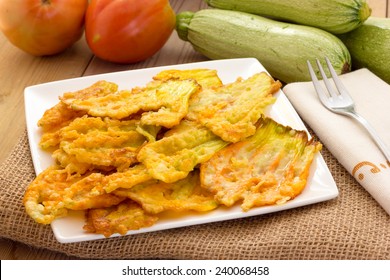 Fried Zucchini Flowers