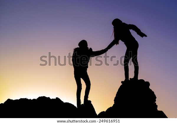 Friend Help Extend Hand Stock Photo 249616951 Shutterstock   Friend Help Extend Hand 600w 249616951 