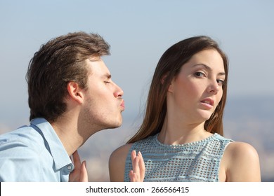 Image result for girl rejecting guy stock photo