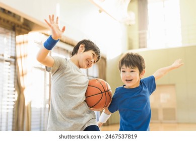 Friendly communication with basketball teammates. - Powered by Shutterstock