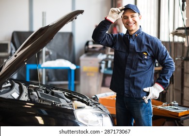 Friendly Mechanic Portrait