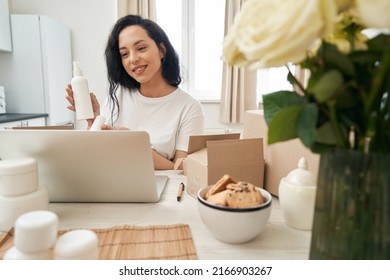 Friendly Online Store Employee Talking To Customer Via Skype