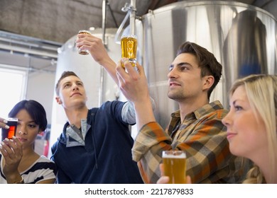 Friends beer tasting at brewery - Powered by Shutterstock