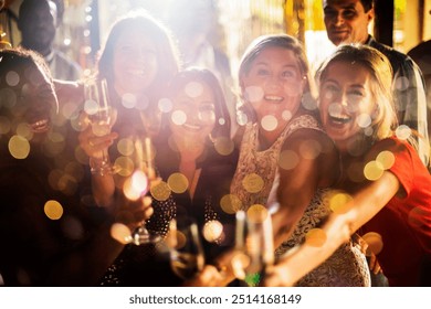 Friends celebrating new years eve - Powered by Shutterstock