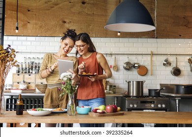 Friends Chef Cook Cooking Concept - Shutterstock ID 392335264