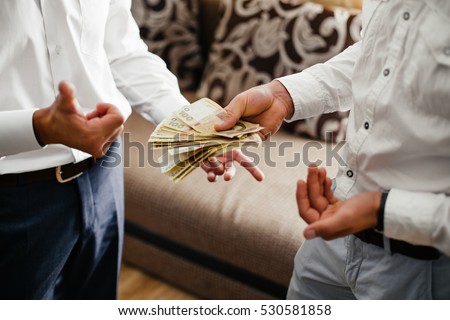 friends counting money