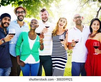 Friends Friendship Party Hanging out Concept - Shutterstock ID 300359921