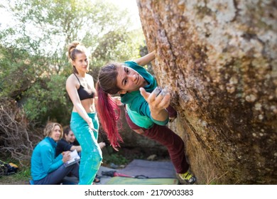 11,761 Girl Bouldering Images, Stock Photos & Vectors | Shutterstock