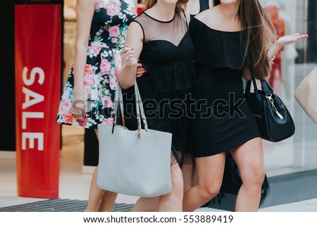 Friends going shopping