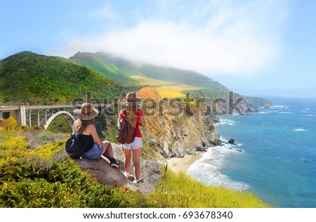 Similar – Image, Stock Photo Big Sur California big sur