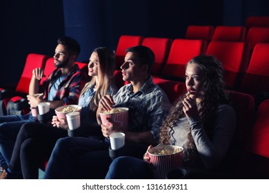 Friends Watching Movie Cinema Stock Photo 1316169311 | Shutterstock