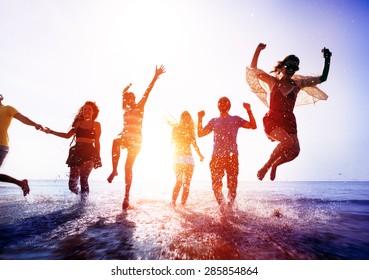 Friendship Freedom Beach Summer Holiday Concept - Powered by Shutterstock