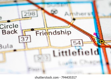 Friendship Texas Usa On Map 260nw 794435317 