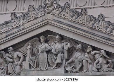 Frieze From Front Of Brooklyn Museum