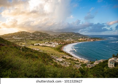 Frigate Bay On Saint Kitts And Nevis In The Caribbean