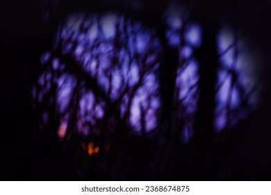 Frightening darkness and ray of light blurred texture. Bokeh shadows and light. - Shutterstock ID 2368674875