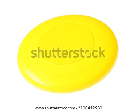 Frisbee disk on white background