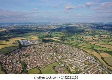 Frome Somerset UK Town Drone