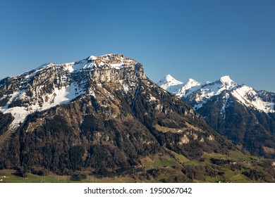 Fronalpstock, Swiss Mountain, view with Firtiggraetli