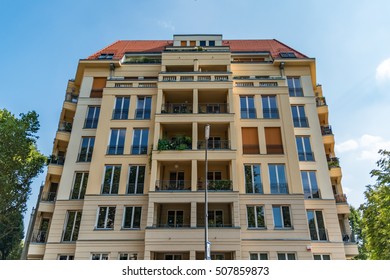 Front Of An Apartment Building