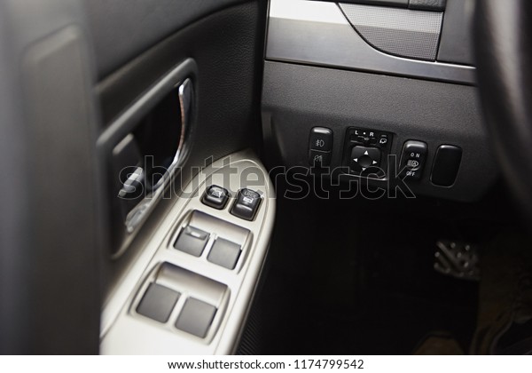 Front and back electric windows
buttons-lower or close car windows. Leather upholstery, chrome and
silver ornaments. Adjustable folding mirrors left and
right.