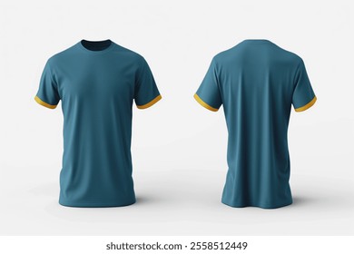 Front and Back T-Shirt Mockup