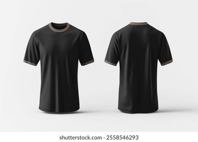 Front and Back View T-Shirt Mockup